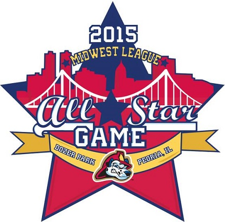 Midwest League All-Star Game 2015 Primary Logo iron on transfers for clothing